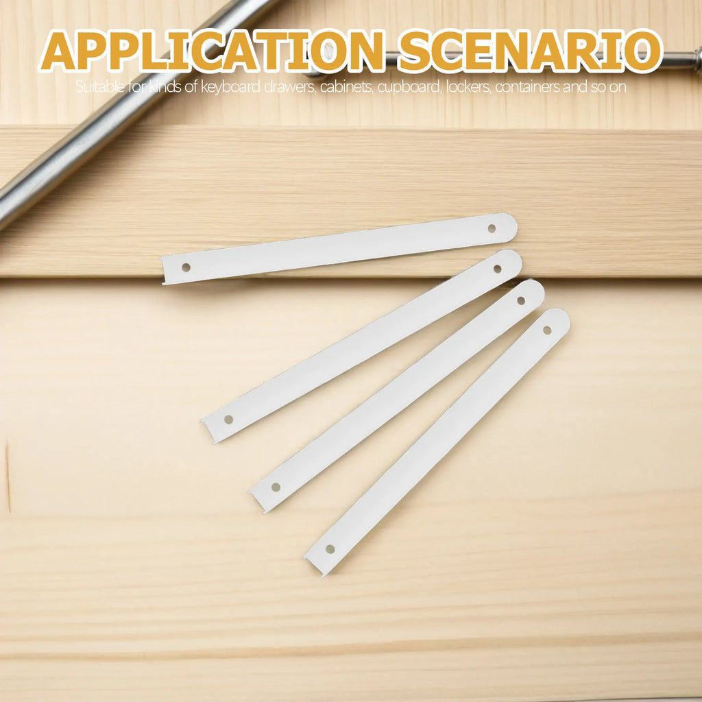 3 Sets Plastic Drawer Rails Side Mount Slide Guides Strong Load Bearing Replacement for Cabinet Drawers Dresser Drawers Zpaxo
