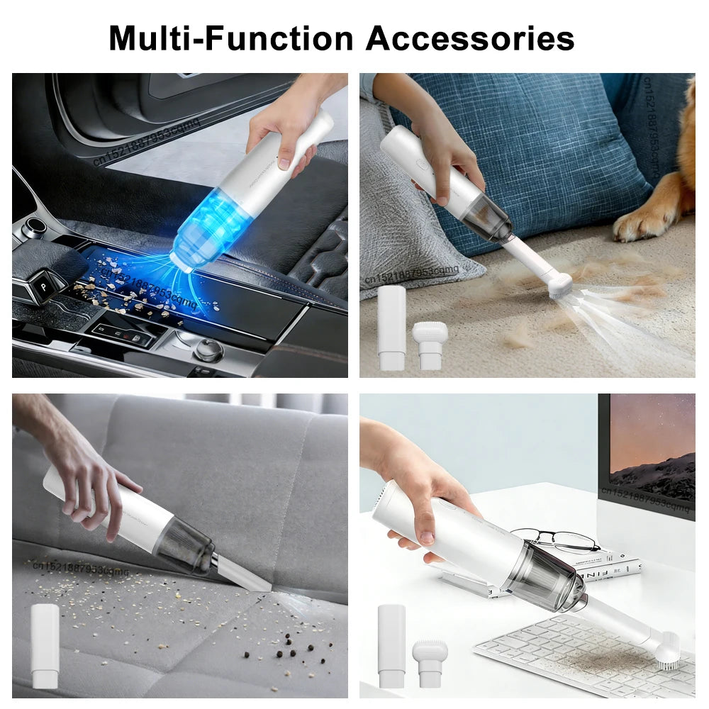 Car Vacuum Cleaner Portable Wireless 13000PA Power Handheld Cleaning