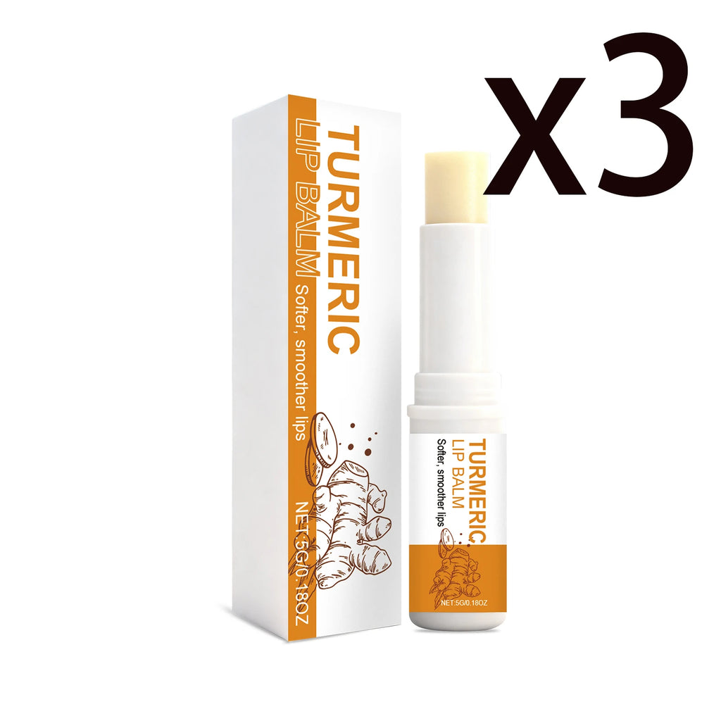 Turmeric Moisturizing Lip Balm – Brighten, Repair & Hydrate Lip Balm Zpaxo 3x5g