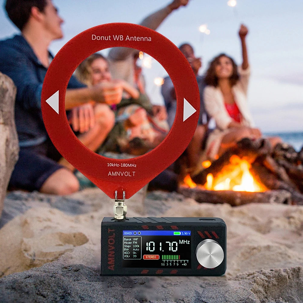 SI4732 0 5-108mhz LSB USB AM FM Radio IPS Screen Mini Pocket HF SW MW