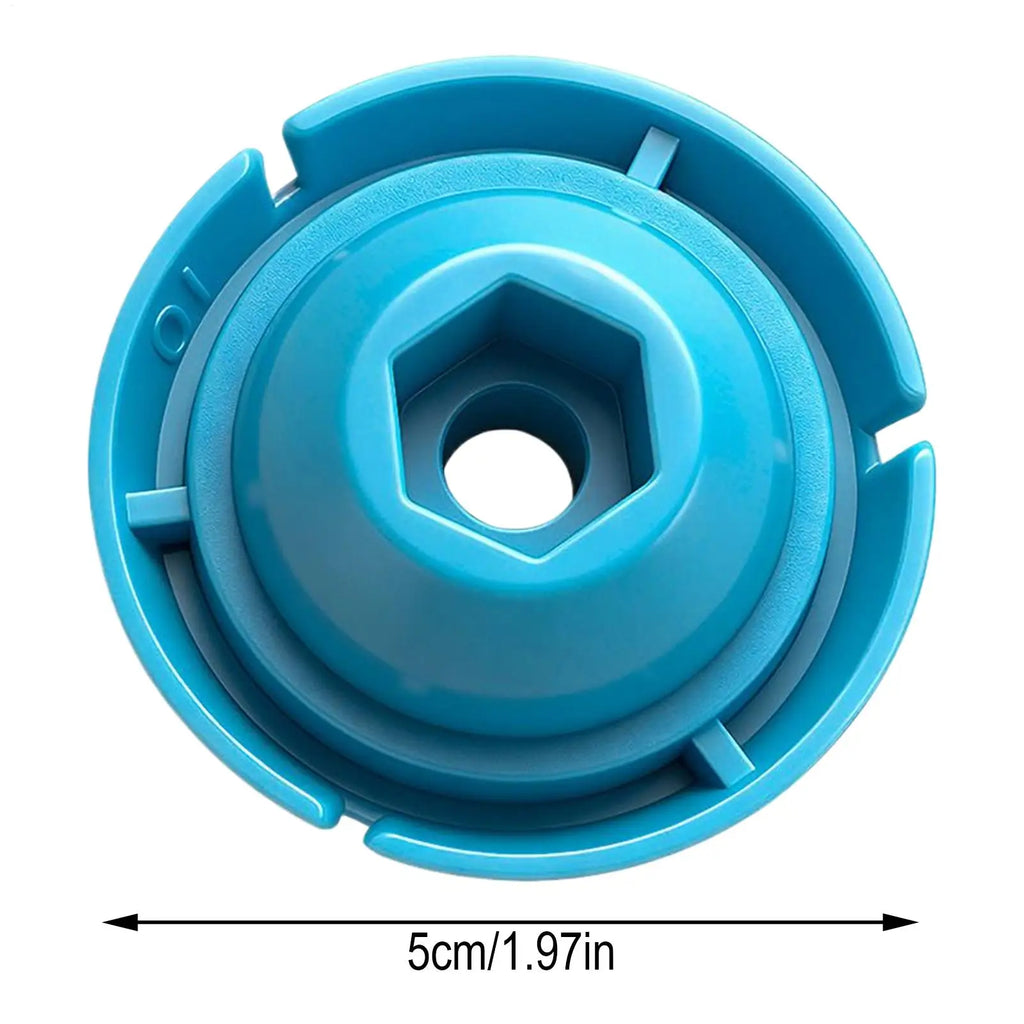 Caulk Machine Pusher Plate 10 Pieces Quick Release Replacement Plunger Caulking Machine Pusher Plate for Workshop Kitchen Zpaxo