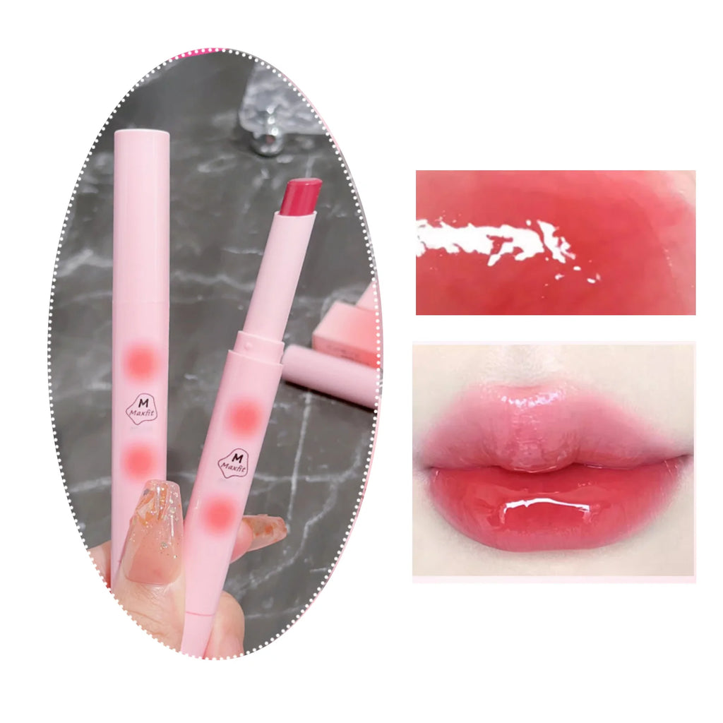 1PC Pink, Moisturizing, Nourishing, Water-Gloss Mirror Finish, Long-Lasting,Tinted Lipstick with Hydrating Formula,Holiday Gifts Zpaxo