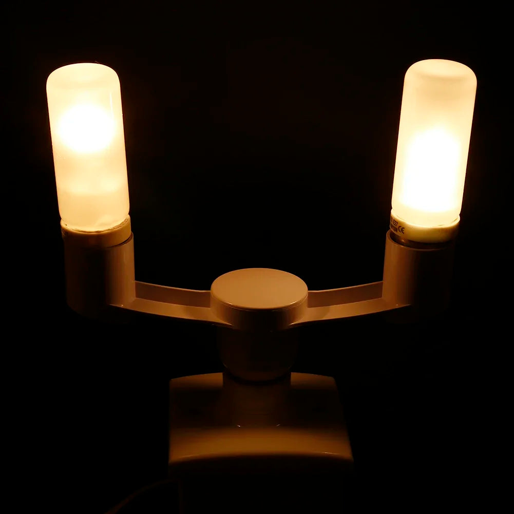 10-1PCS E27 To 2E27 Conversion Lamp Holder 85-285V Lamp Head Conversion Holder for Home Hotel Lighting Base Accessories Zpaxo