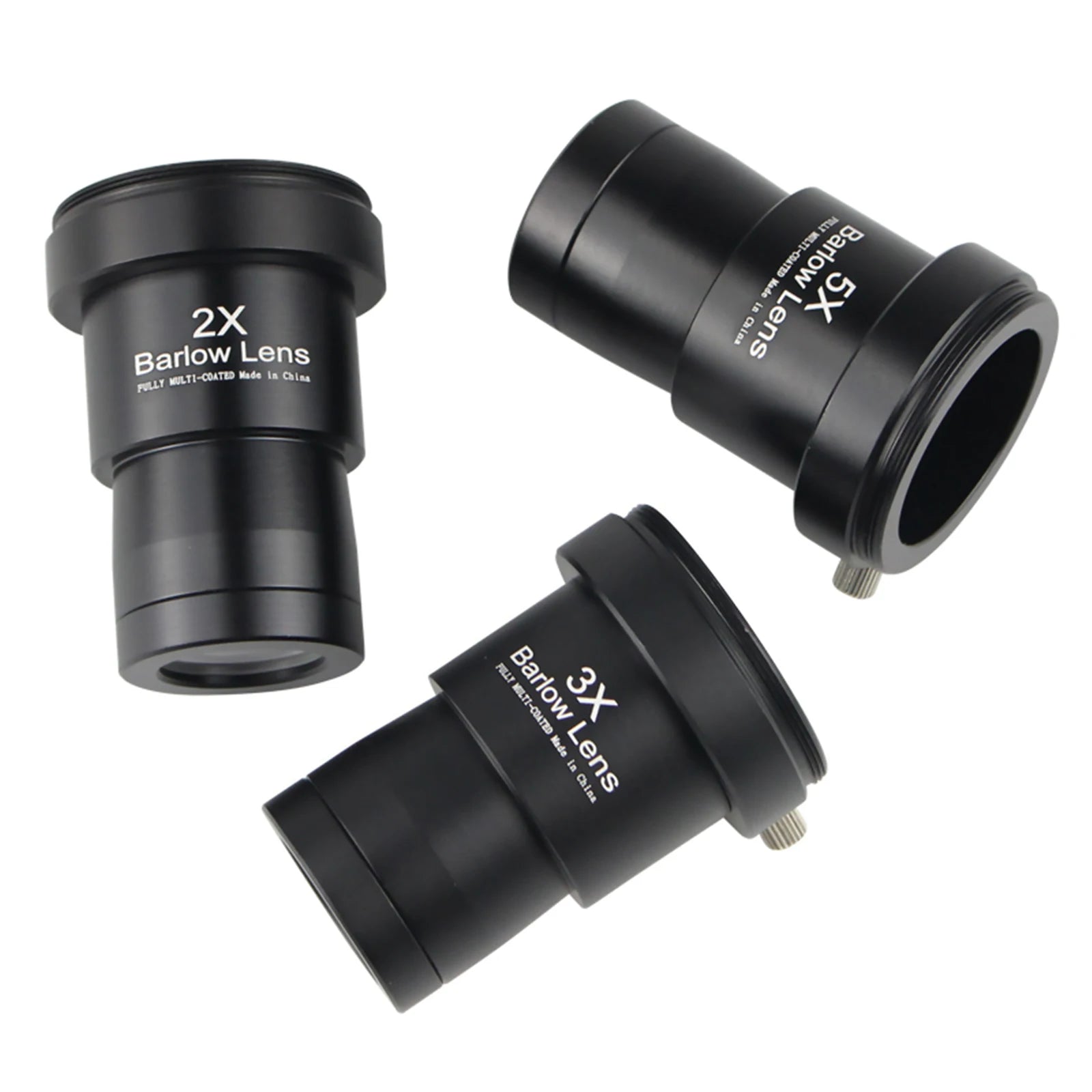 2X 3X 5X Astronomical Telescope Barlow Lens Metal Fully Coated Focal