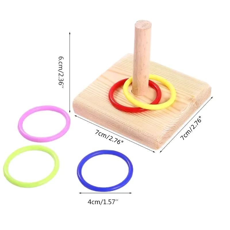 Bird Training Ring Toy Parrot Educational Toys Interactive Supplies