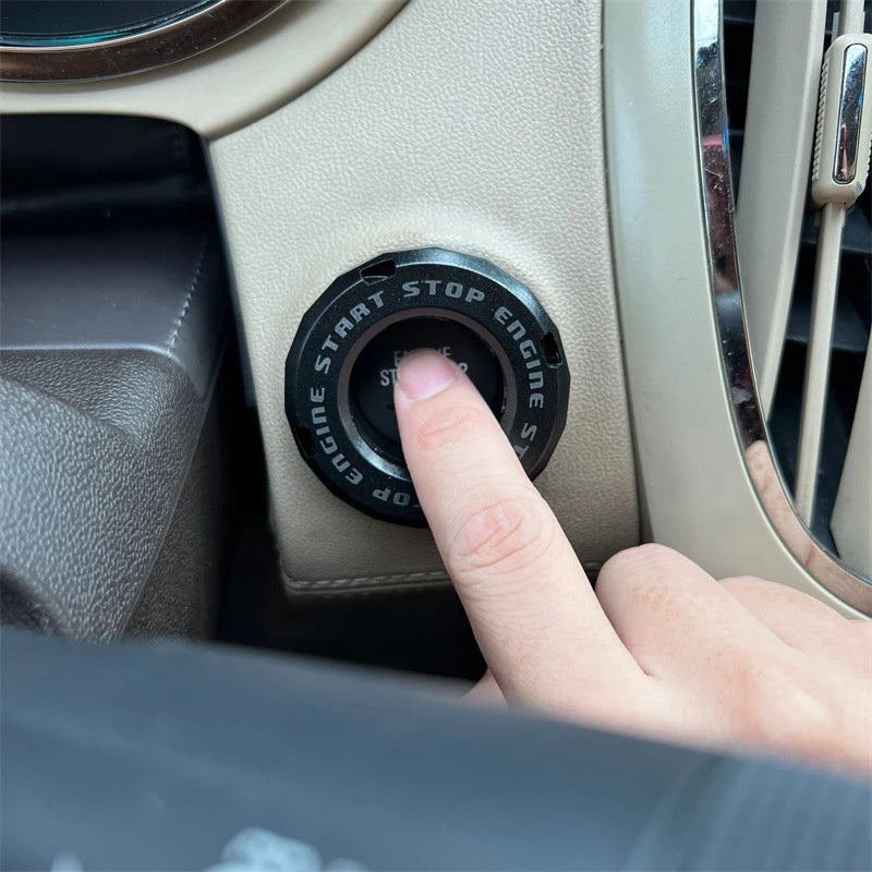 Ignition Device Decor Motorcycle Key Cover Car Interior Sticker