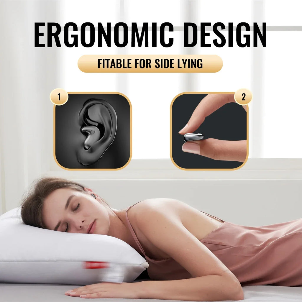 Bluetooth 5 3 Earphones Invisible Sleep Earbuds Wireless In-ear