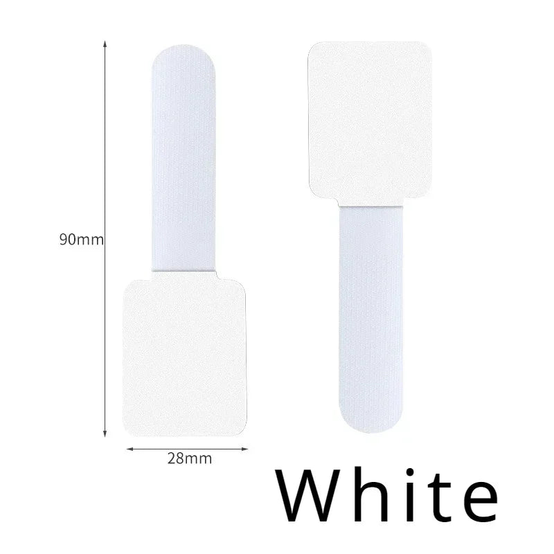 Reusable Cable Organizer Desk Wire Winder Cable Tie Organizer Self Adhesive Cord Rope Holders Cord Protection Straps Zpaxo lixian-white 10pcs