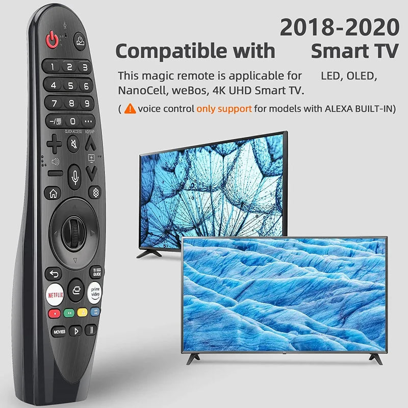 MR-20GA Voice Magic Remote Control For HD Smart TV 2018-2020 Magic Remote Replacement MR20GA MR19BA MR18BA With Pointer Function Zpaxo
