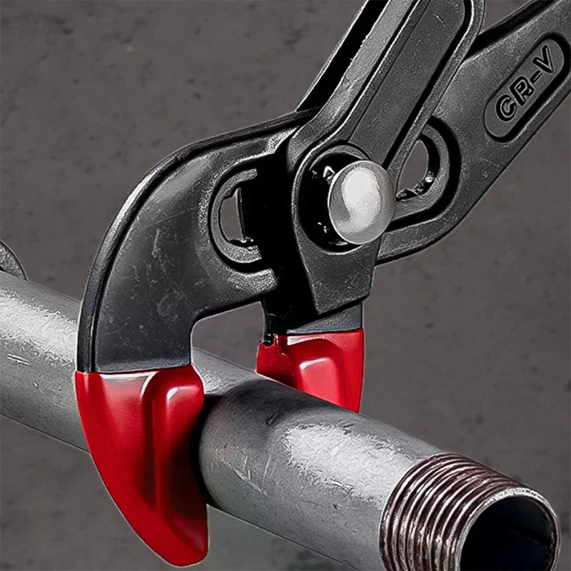 1Pcs Large Opening Water Pump Pliers 7/10/12inch Quick Adjustable Multifunctional Pump Pliers Quick-Release Plumbing Pipe Wrench Zpaxo