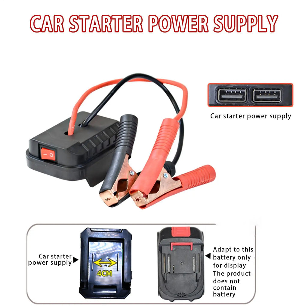 Portable Car Battery Jump Starter Lithium Booster Power Bank Quick