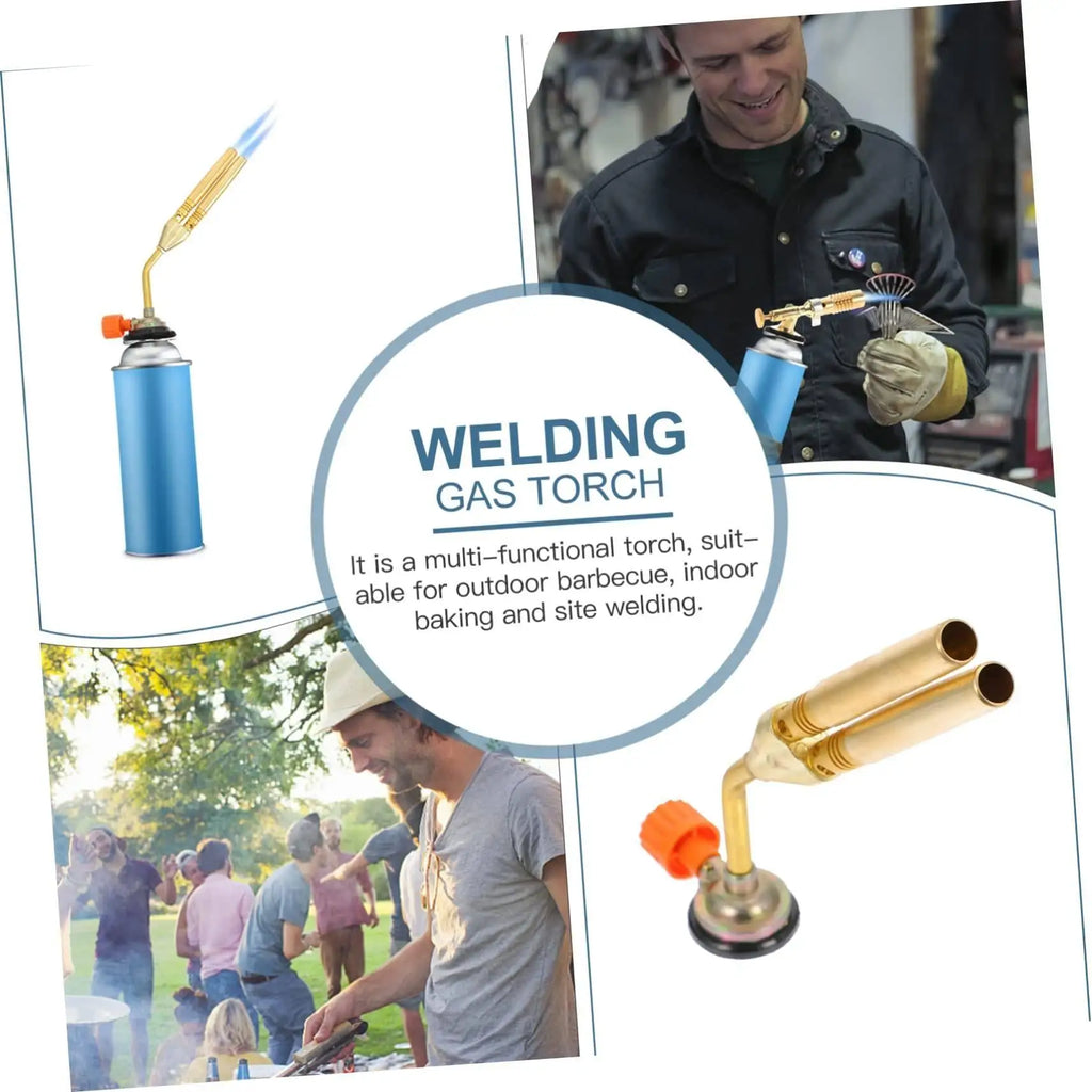 Handheld Welding Gas Torch Portable Plastic Spray Flashlight for DIY Crafts And Home Projects Zpaxo
