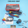 AHD CVBS HD Fisheye Reversing Camera IP68 Waterproof IR Night Vision