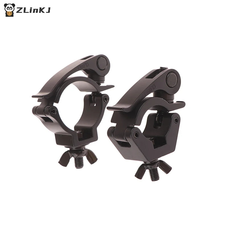 ▶1Pcs Metal Quick Release Single Ring Buckle Clamp Quick Release Clamp Aluminum Tube Pipe Quick Release Clamp Stage Accessories Zpaxo