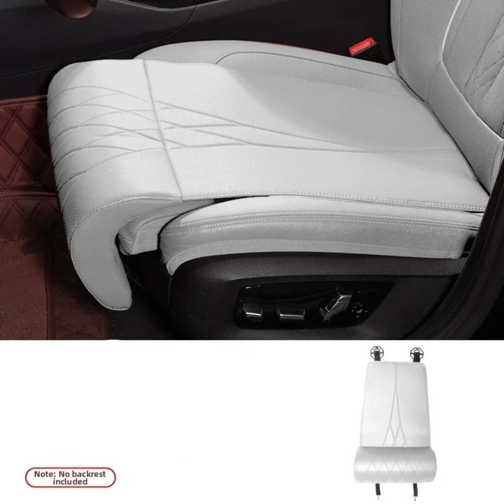Universal Car Seat Leg Support Extension Leather Thickened Auto Zpaxo Beige