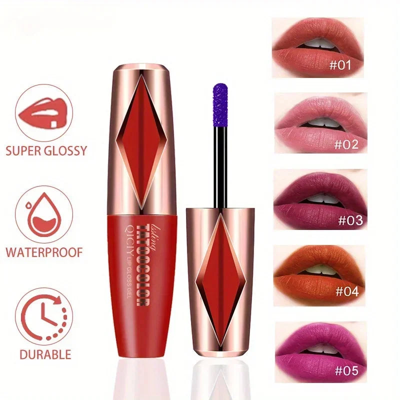 Tear Lip Gloss Matte Lipstick Non-stick Cup Waterproof Makeup