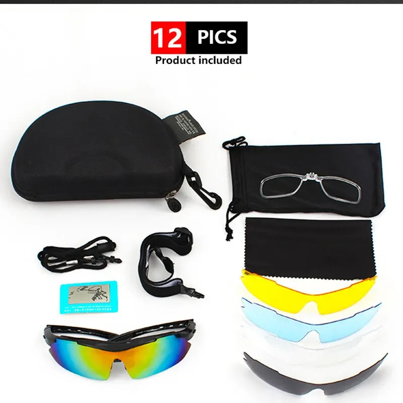 Riding Cycling Sunglasses Mtb Polarized Sports Cycling Glasses Goggles Bicycle Mountain Bike Glasses Men's Women Cycling Eyewear Zpaxo