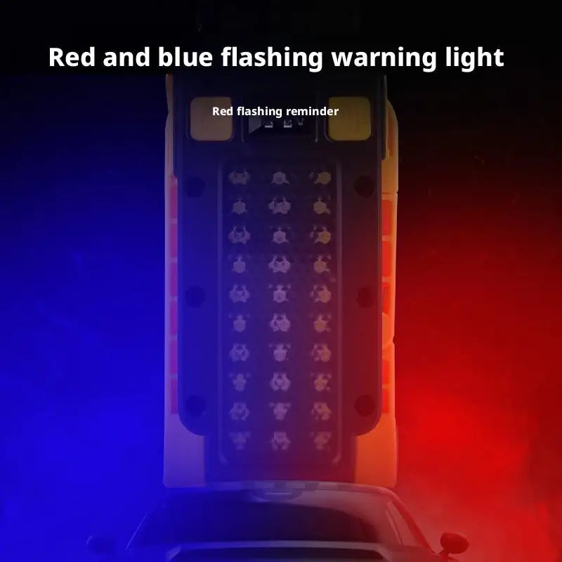 ESMARTER Rechargeable Magnetic Work Flashlight – UV & LED