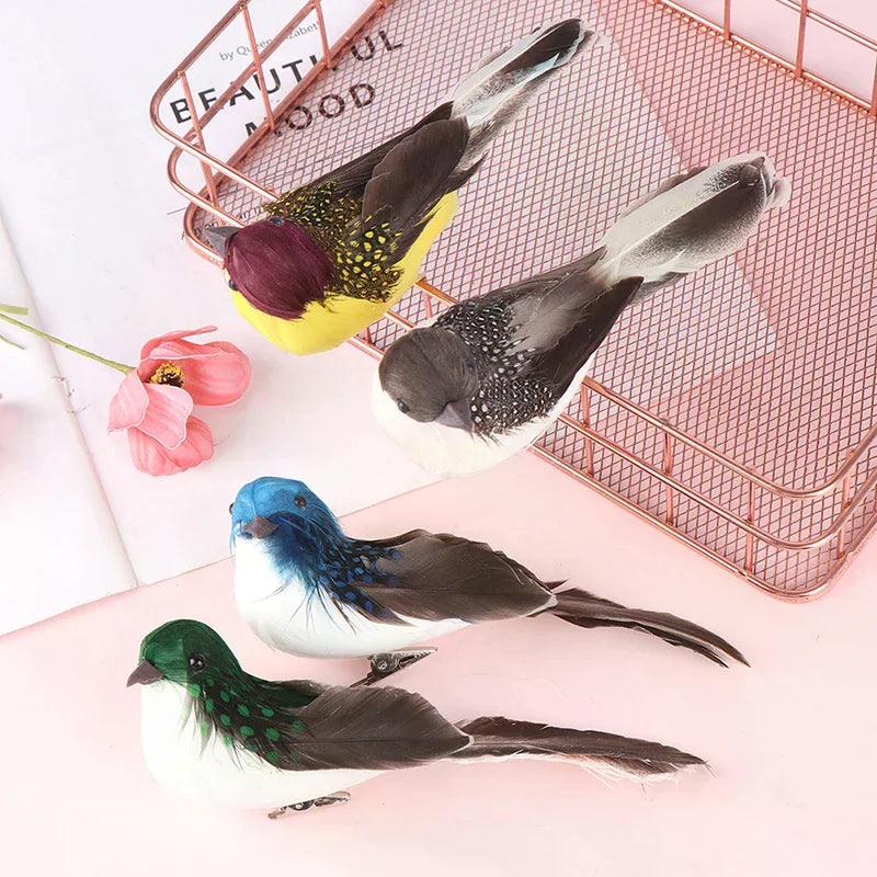 Wedding Garden decoration.ornament Mini fake birds artificial foam doves Zpaxo