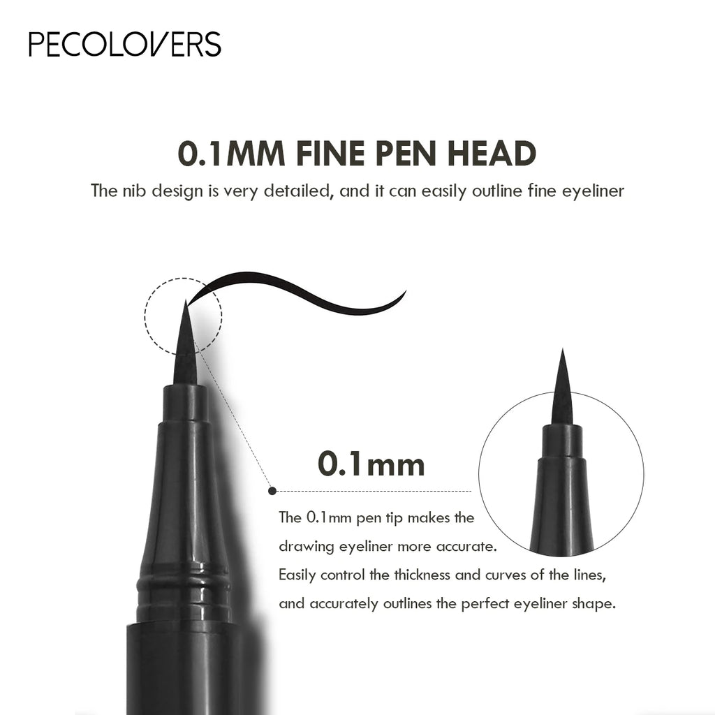 Quick-dry Eyeliner Pencil Makeup Long Lasting Smooth Matte Eye Liner Zpaxo
