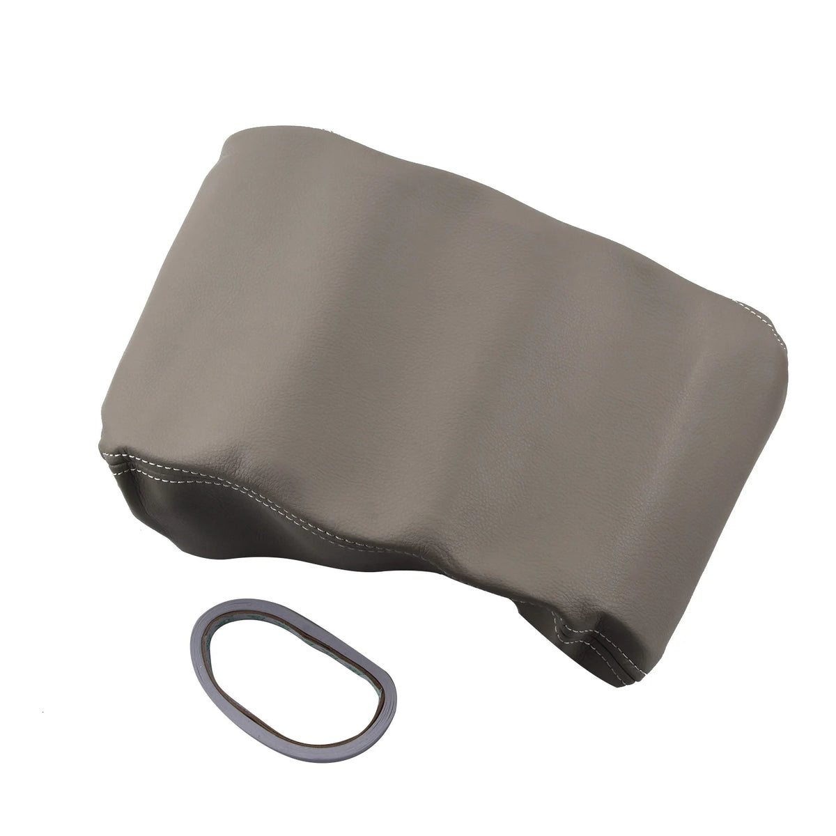 Center Console Lid Armrest Leather Cover Trim Skin Waterproof Zpaxo
