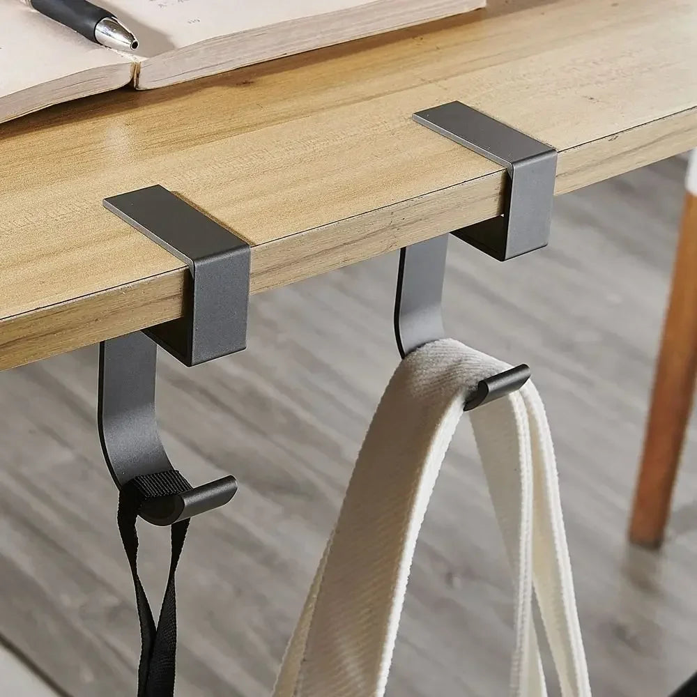 Portable Aluminum Table Hook – Hanging Bag & Handbag Holder Table Bag Hook Zpaxo