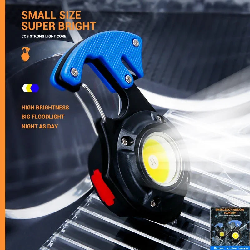 ESMARTER COB LED Work Light – USB-C Rechargeable Camping Flashlight