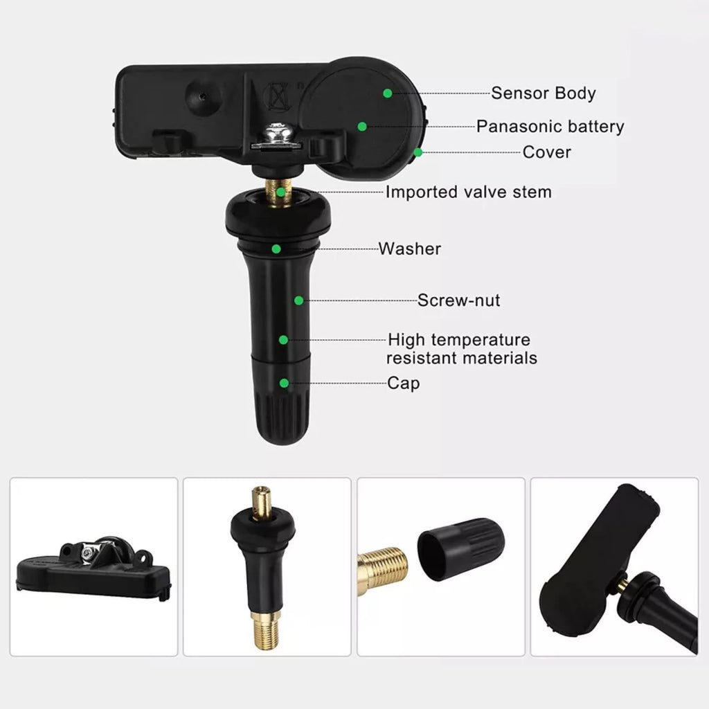 315MHz Programmed TPMS Tire Pressure Monitoring Sensor 13586335