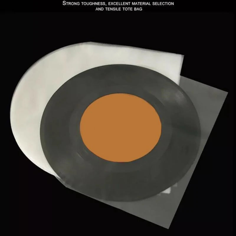 12-Inch Vinyl Record Inner Sleeves – Clear LP Covers 15/50 Pack
