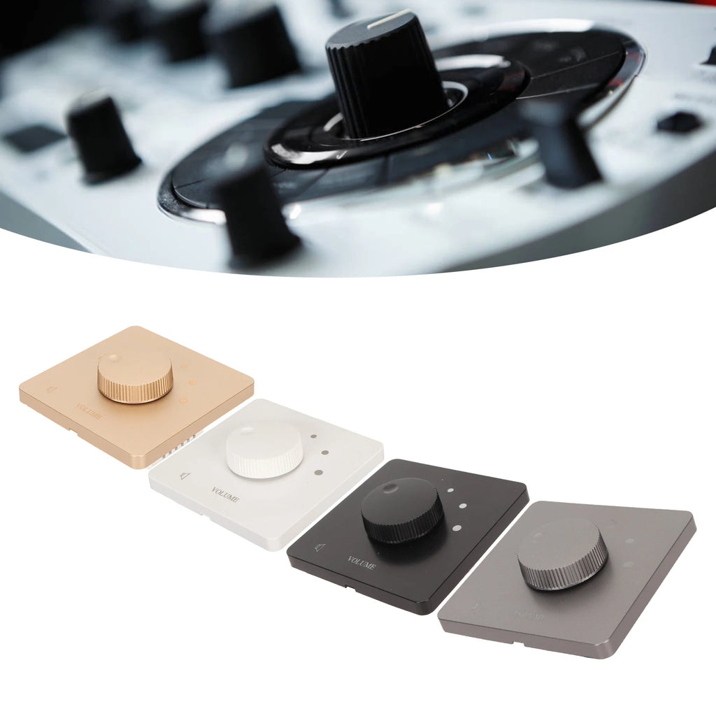 50W Wall Volume Control for Home Speakers Volume Controller Professional Safety 5 Gears Tuning Knob Zpaxo