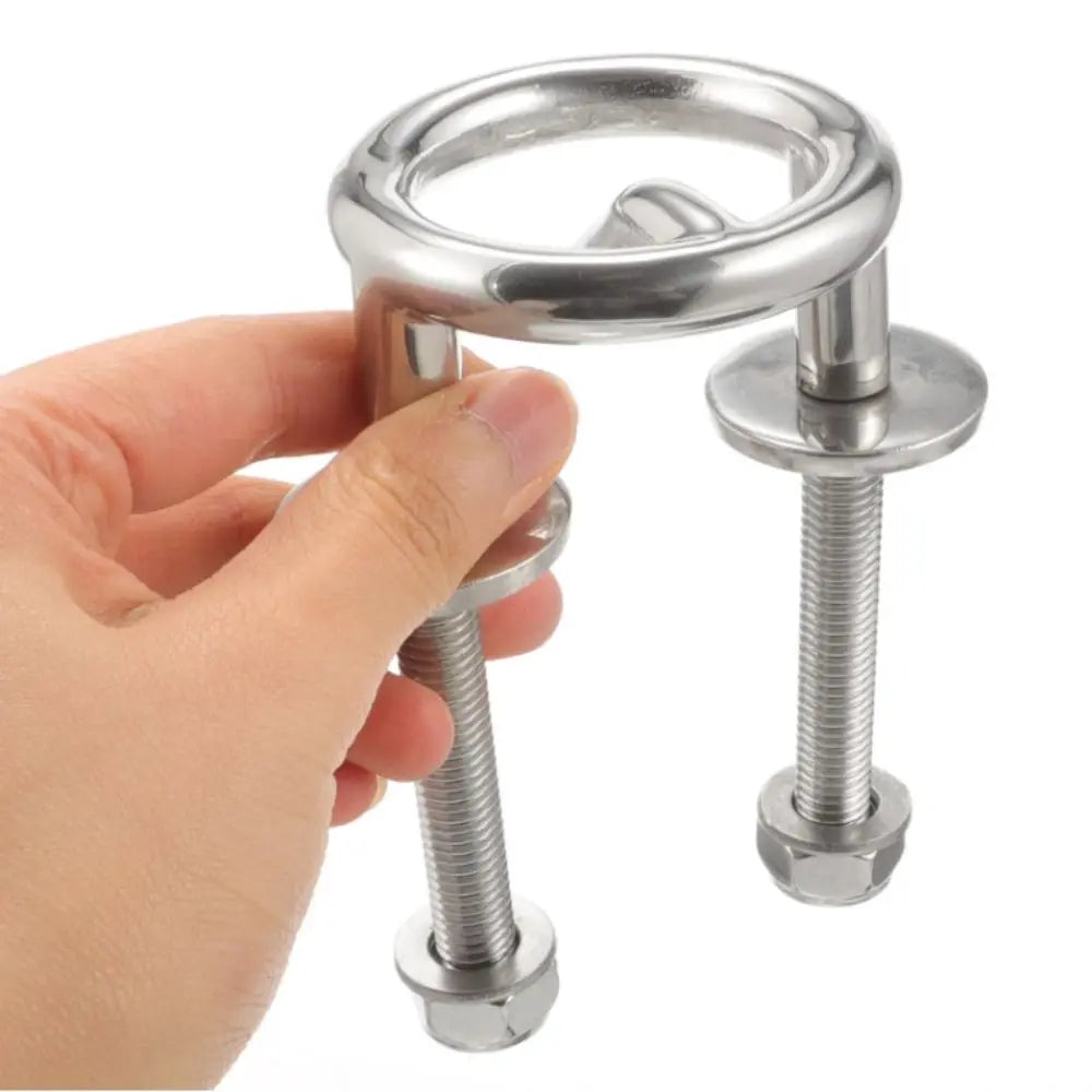Stainless Steel Water Ski Tow Ring Marine Grade Durable Construction Zpaxo