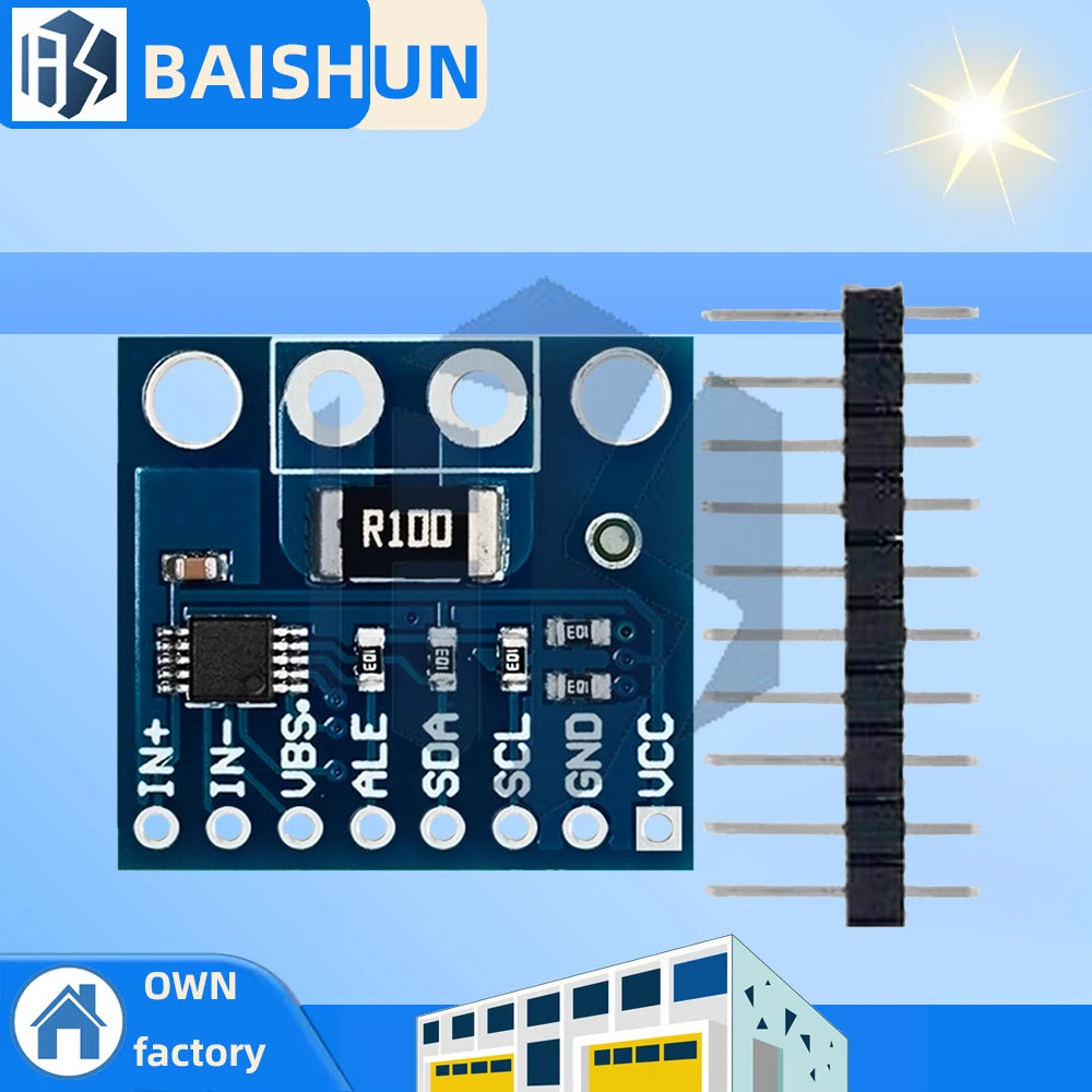 INA226 IIC I2C interface Bi-directional current/Power monitoring sensor module For Arduino Zpaxo