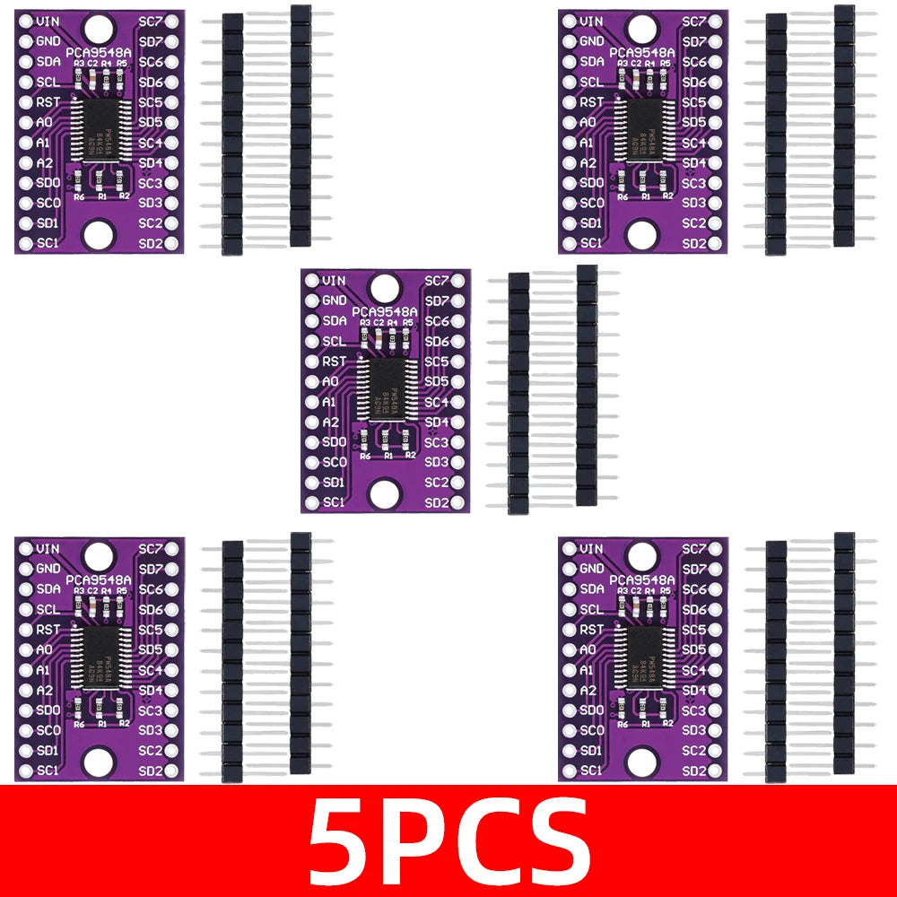 PCA9548 TCA9548A 1-to-8 8 Way I2C 8-channel Multi-channel Expansion Zpaxo 5pcs