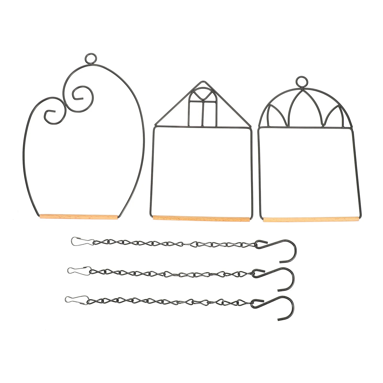 3Sets Metal Bird Perch Stand Portable Parrot Training Rack Indoor