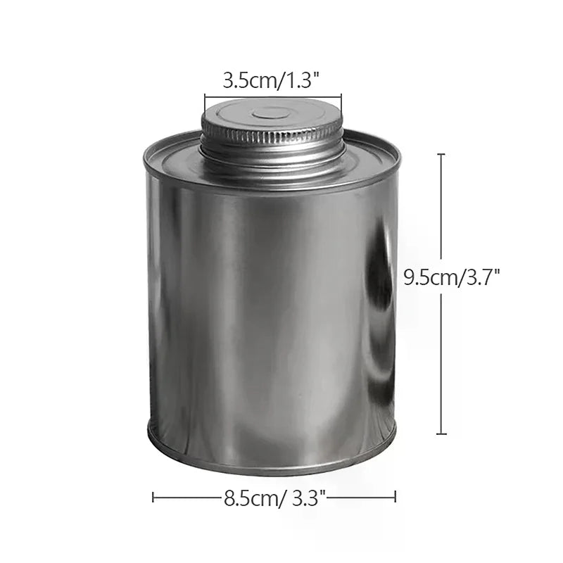Small Collectables Metal Cans Round Tinplate Coffee Bean Storage Can Sealed Jar Tea Pot Container Home Packaging Box 1PCS Zpaxo