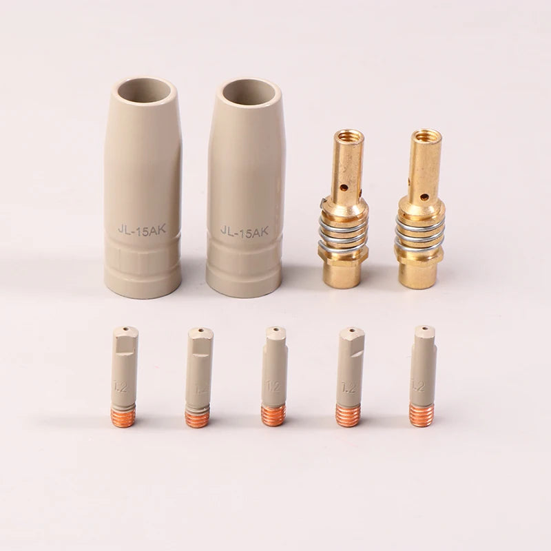 0 8 1 MIG Torch Gas Nozzle Tip Holder Protection Parts 15AK Welding Zpaxo 1.2MM