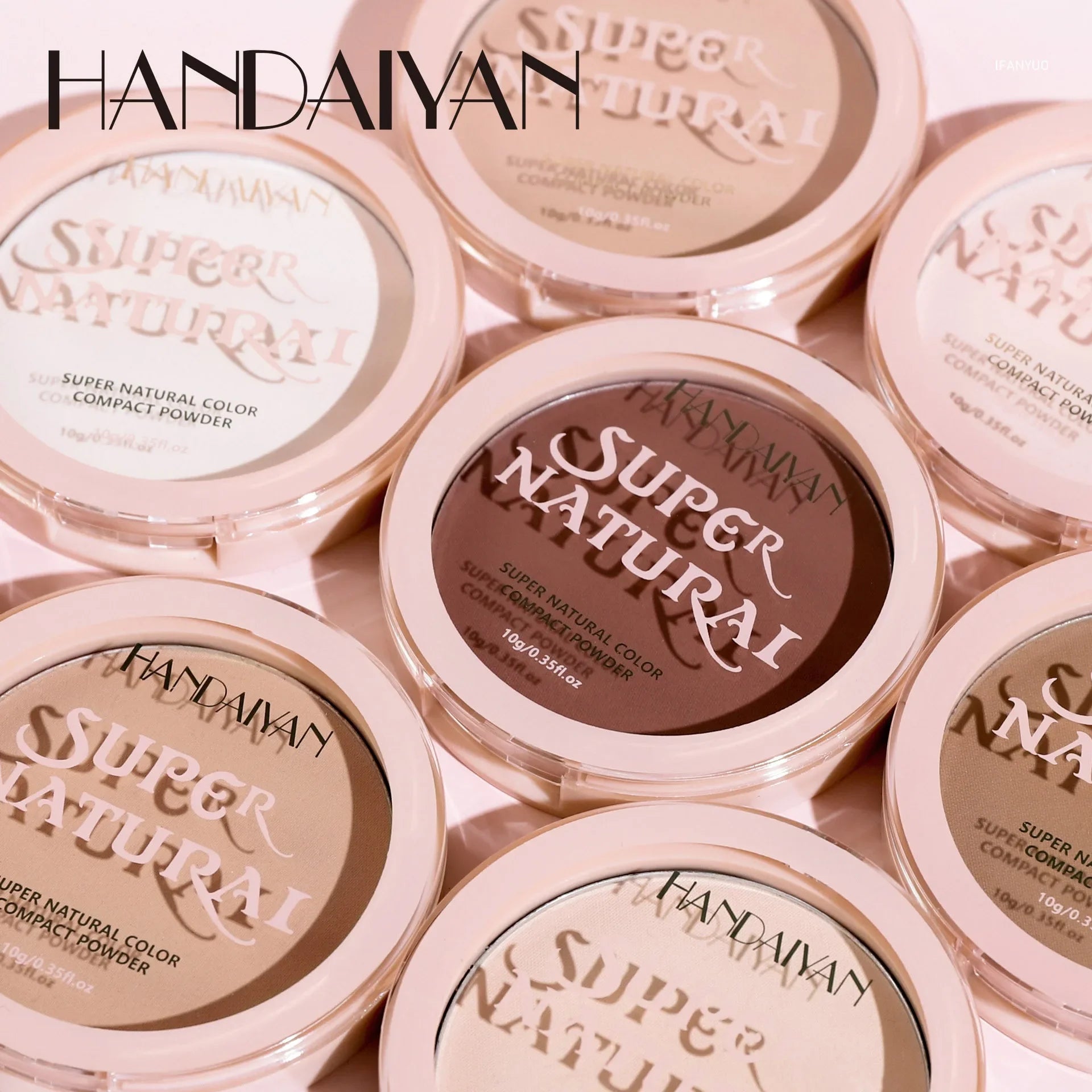 8 Colors Matte Face Pressed Powder 24 Hours Oil Control Natural