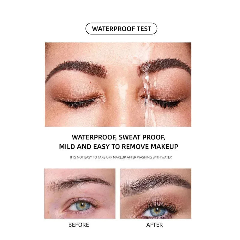 Brow Raincoat Styling Gel Clear Brow Gel Waterproof Sweat Resistant Long Lasting Eyebrow Gel Liquid Eyebrow Styling Wax Zpaxo