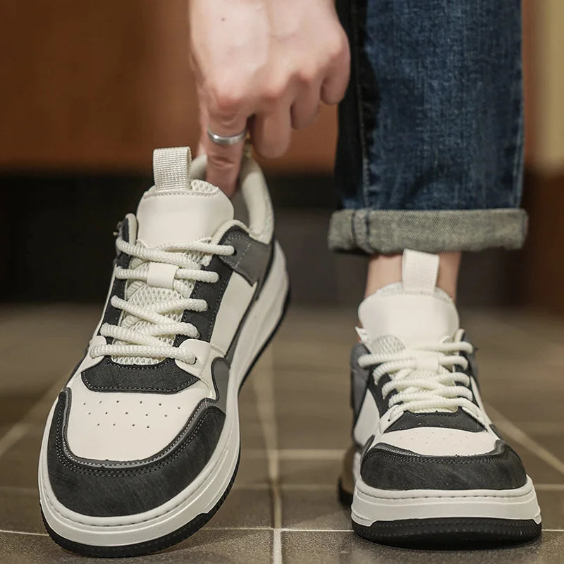 Men's Casual Sneakers Luxury Trainer Shoes Breathable Race Running