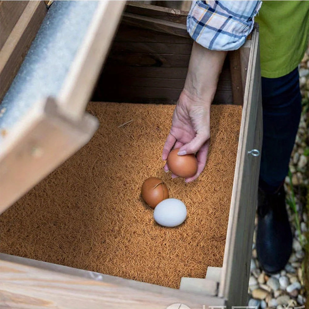 Eco-friendly Coconut Coir Palm Fiber Chicken Nesting Pads Reusable