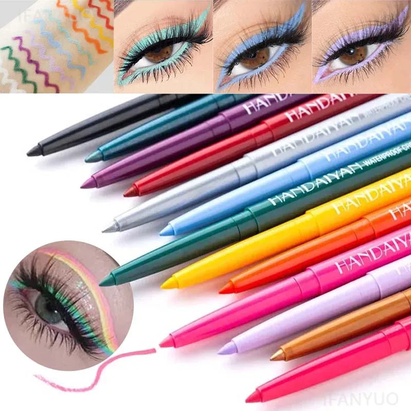20 Colors Matte Eyeliner Waterproof Long Lasting Gel Liner Easy Use