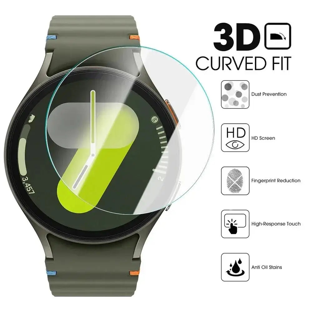 5- Easy Install Tempered Glass Samsung Galaxy Watch 7 Ultra Screen