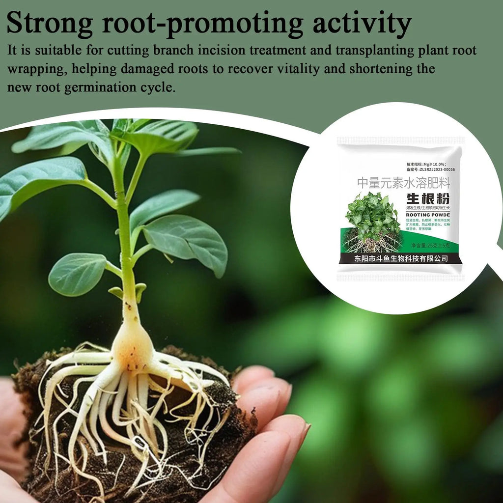 Rooting Powder 1bag Plant Growth Cutting Fertilizer Root Stimulator