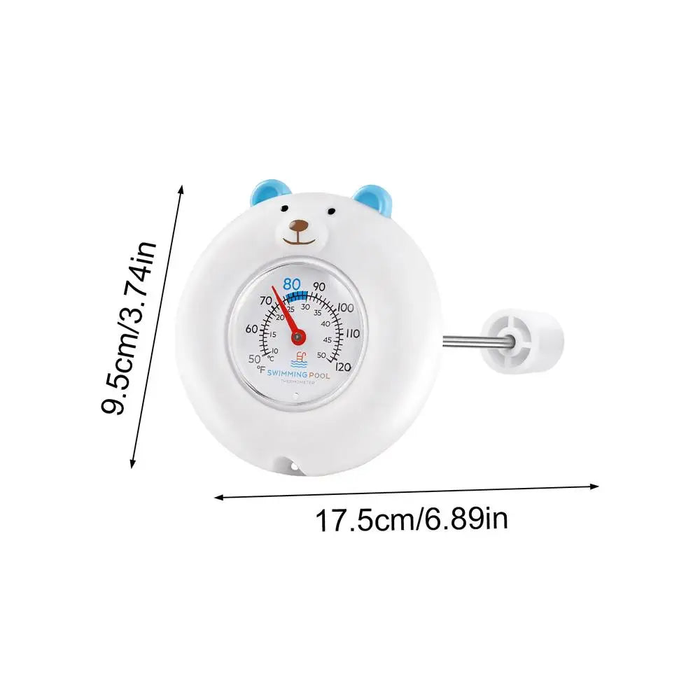 Pool Temperature Gauge Large Cute Bear Temperature Gauge With String Kids Pool Accessories For Lake Beach Backyard Patio Garden Zpaxo China Mainland Bear