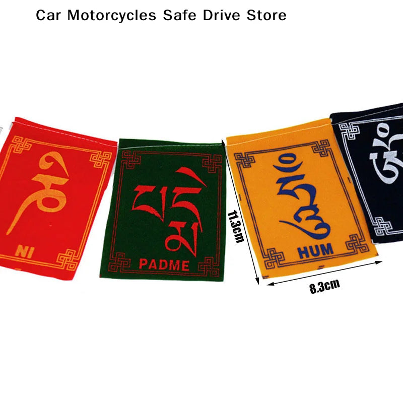 M10pc String Religious Mini Colorful Prayer Flags Wind Horse Flag