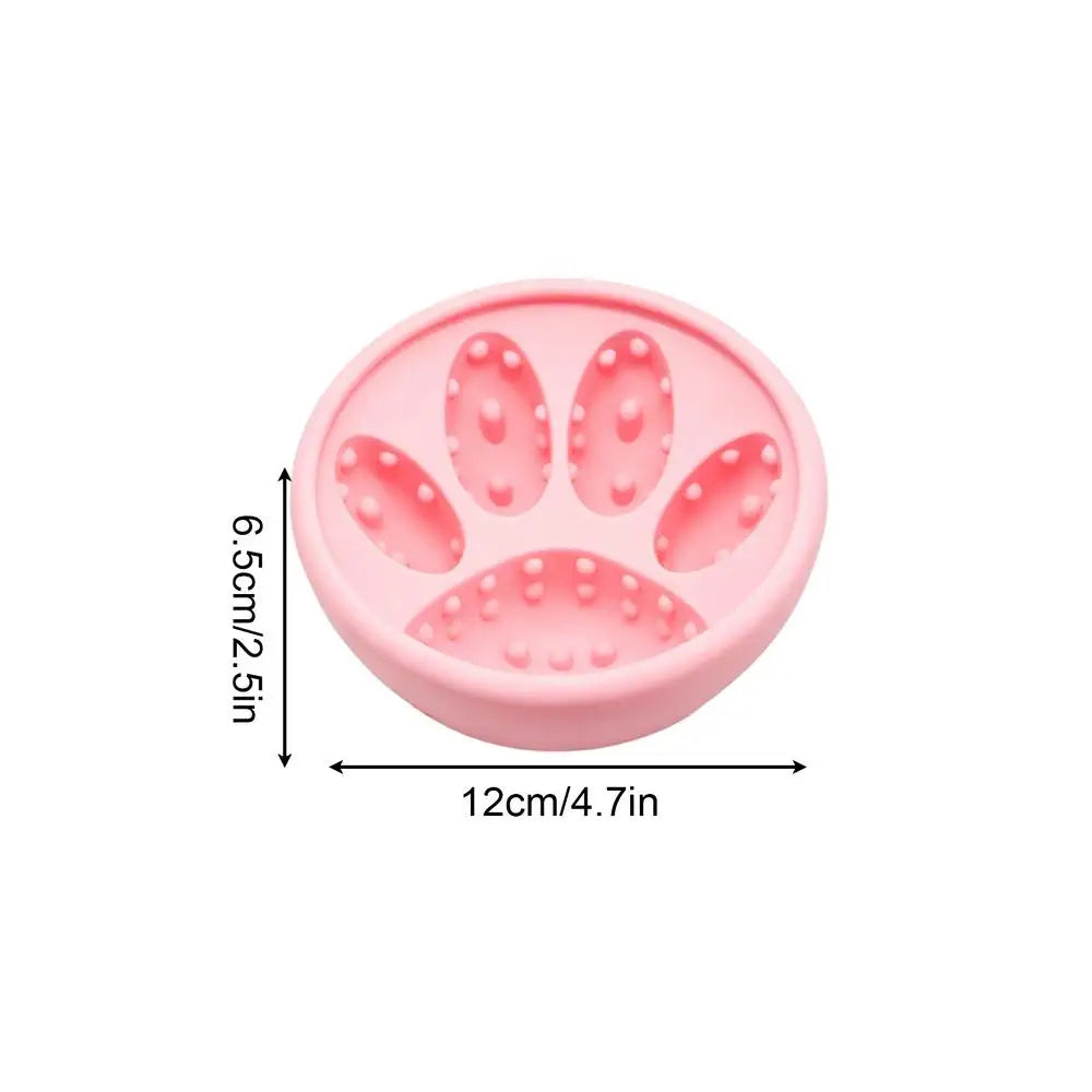 Dog Lick Bowl Silicone Anti-Tip Non-Slip Interactive Toys Dog Lick Bowls Slow Feeder For Treat Dispensing Enrichment Play Zpaxo Pink China Mainland