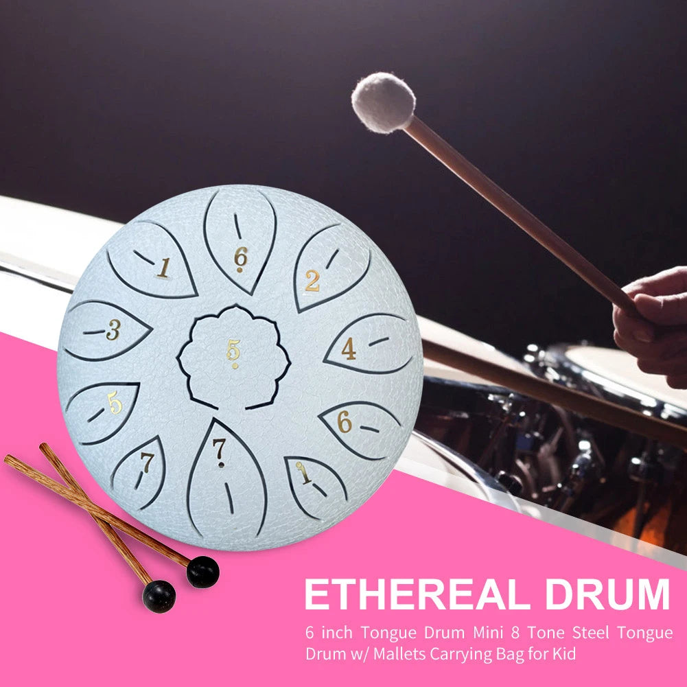 6-inch 11-tone Tongue Drum Ethereal Yoga Percussion Instrument
