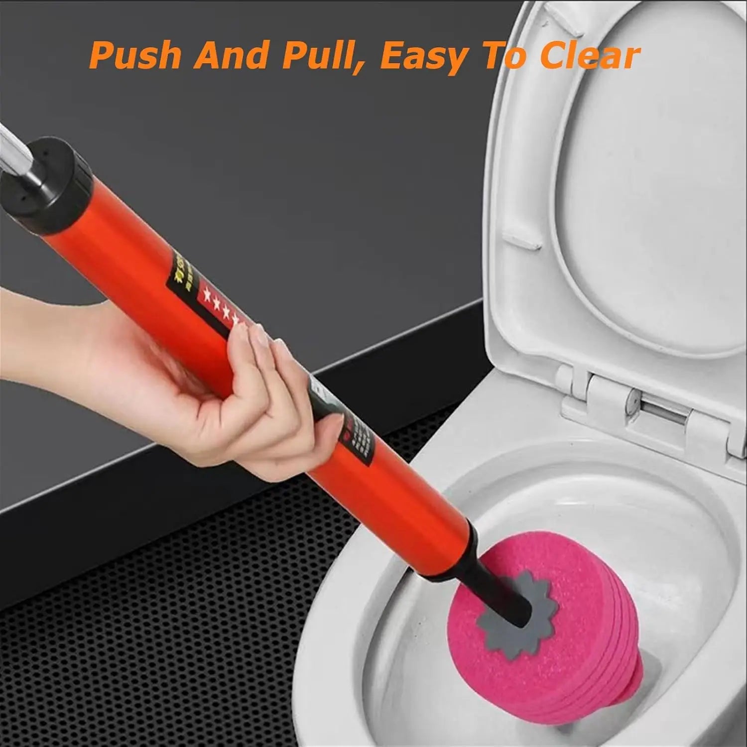 Pneumatic Toilet Plunger – Powerful Instant Drain Unclogger