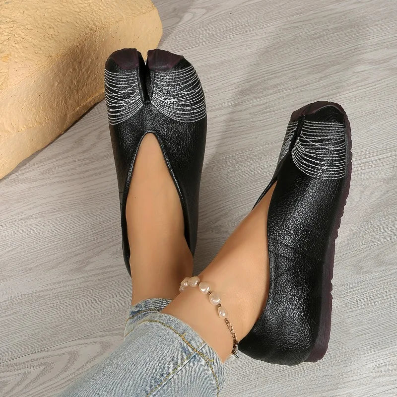 2026 Spring Autumn Women's Split Toe Fashionable Casual Shoes Women Zpaxo