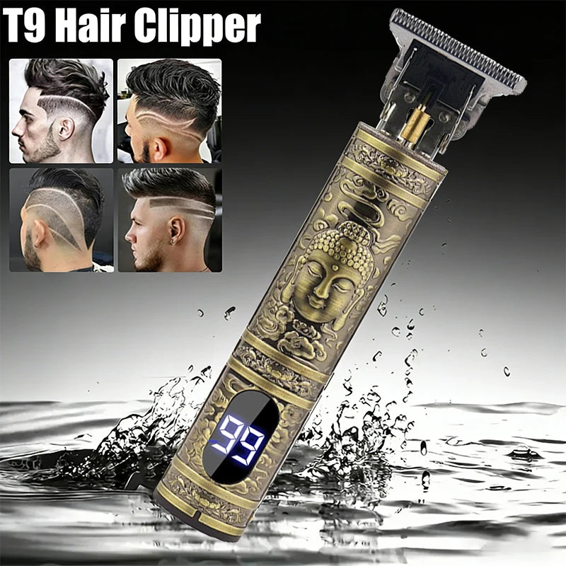 2026 Vintage Cordless Hair Clippers for Men Electric Beard Trimmer Shaver Zero Gapped Precision Cutting Grooming Kit/Accessories Zpaxo